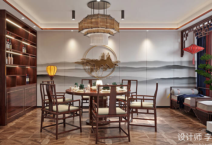 錦園小區(qū)|新中式風格