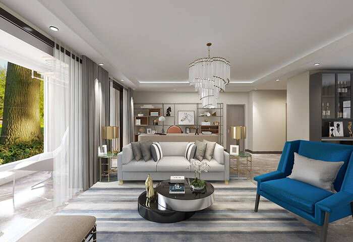 膠州機場公寓|美式風(fēng)格