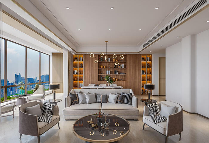 青特匯豪觀邸|輕奢風(fēng)格