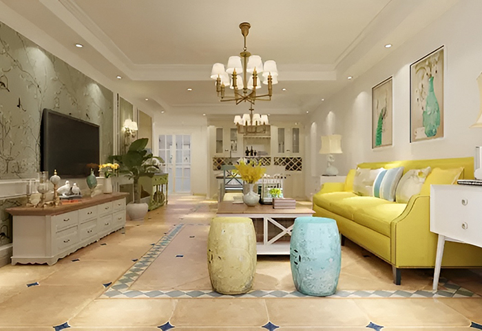 青島小鎮(zhèn)平層|美式風(fēng)格